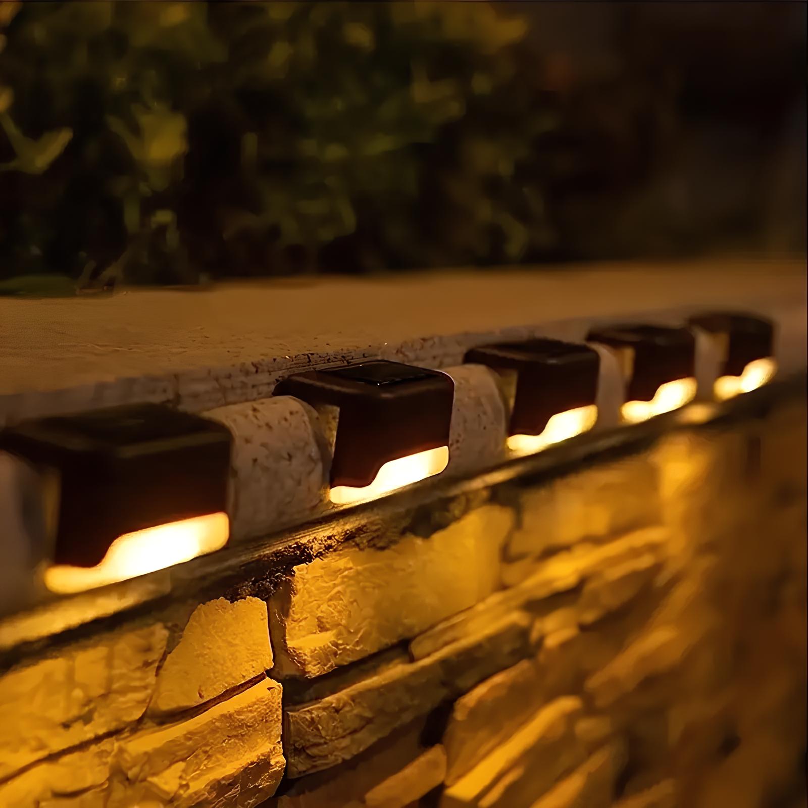 Luces Solares para Escaleras – Seguridad y Estilo Exterior